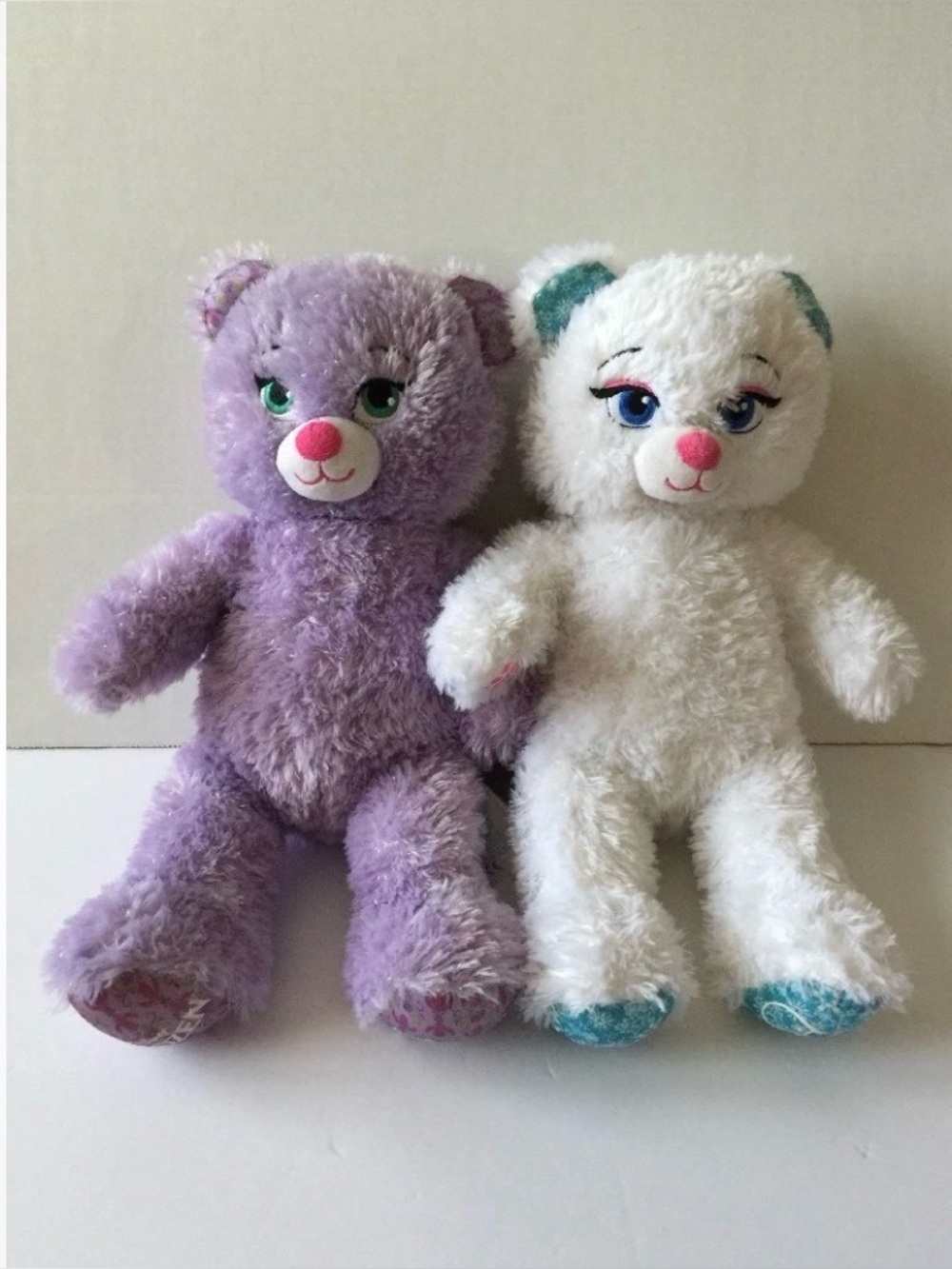 Build A Bear Workshop Disney Frozen Anna & Elsa Bears Plush Set  EUC Plushies